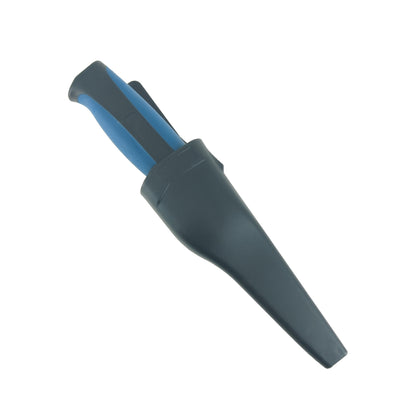 8" Bait Knife with Hard Sheath – 4CR14 Stainless Steel Fishing Fillet & Bait Knife Blue/Black Grip Handle