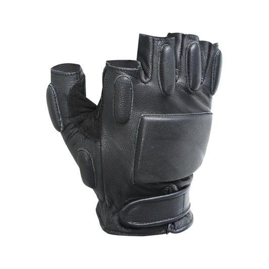 Voodoo Tactical Rapid Rapel Gloves – Half Finger Leather Tactical Gloves