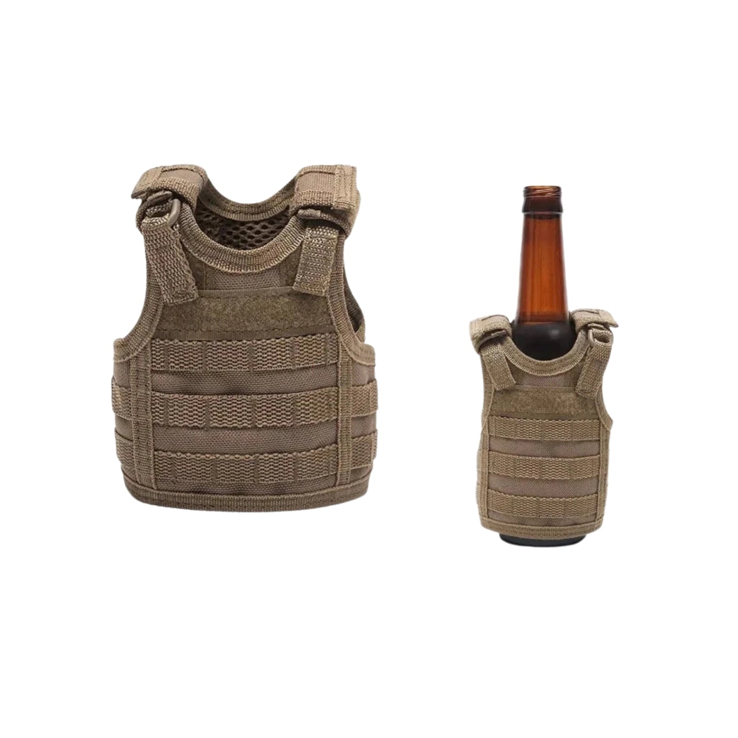 Tactical MOLLE Bottle Carrier / Vest-Style Koozie
