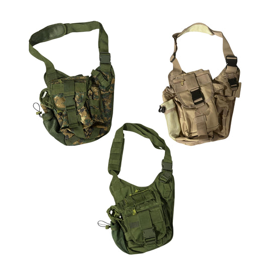 Tactical Crossbody Side Bag – Compact EDC Pack for Travel, Range & Everyday Carry
