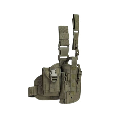 Tactical Drop-Leg Thigh Holster with Magazine Pouch