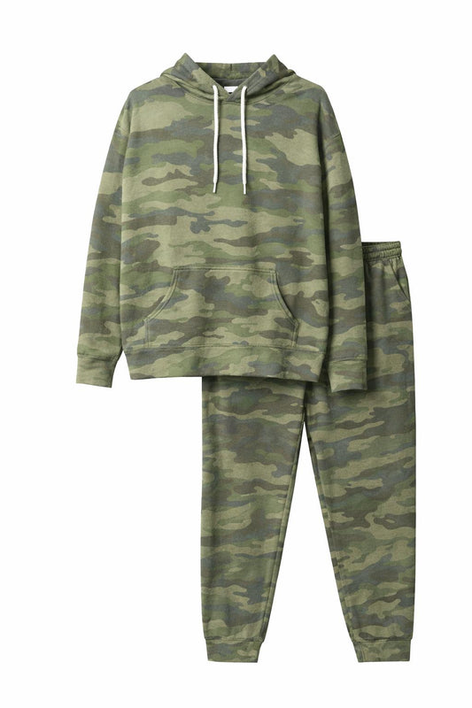 Woodland Camo Hoodie & Jogger Set