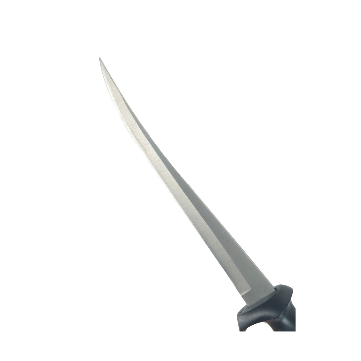 11" Black Fillet Knife with Hard Sheath – 6.25" Stainless Steel Blade