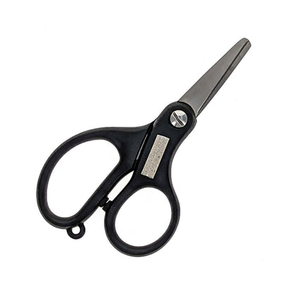 5" Fishing Line Scissors with Built-In Diamond Hook Sharpener