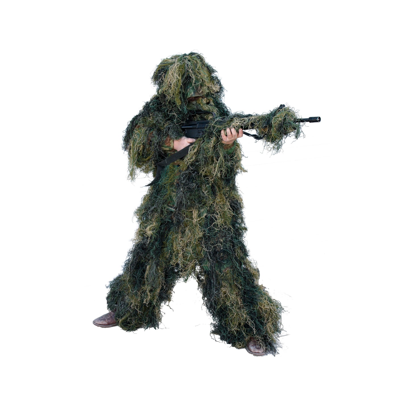 5-Piece Ghillie Suit – Lightweight Woodland Hunting Camouflage