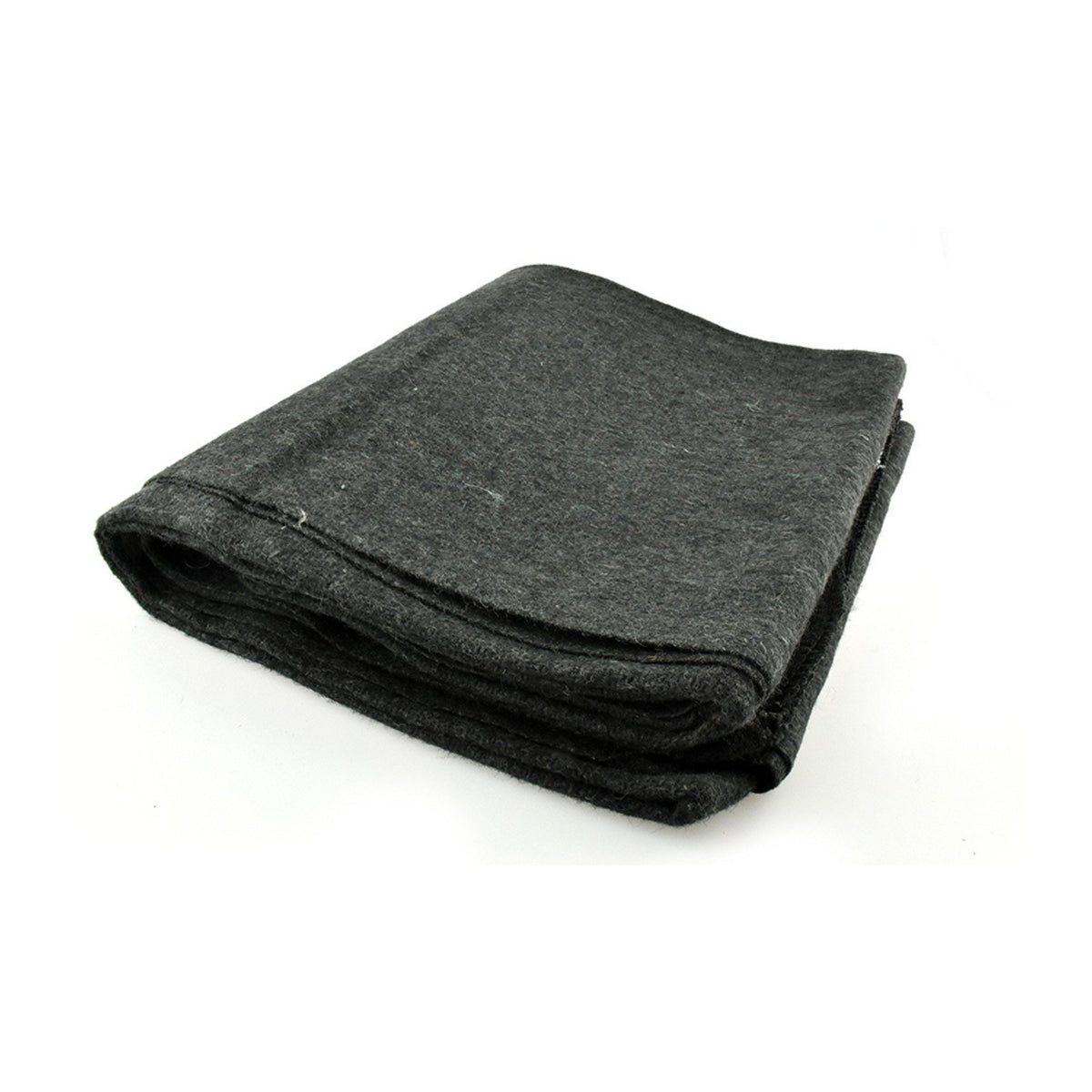 Gray Wool Blend Blanket – 51" x 80" | 50% Wool | 2 lbs