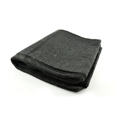 Gray Wool Blend Blanket – 51" x 80" | 50% Wool | 2 lbs
