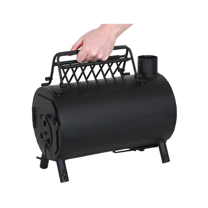 Great Northern Compact Camp Stove – Portable Wood Burning Camping Stove for Outdoor Cooking & Heating