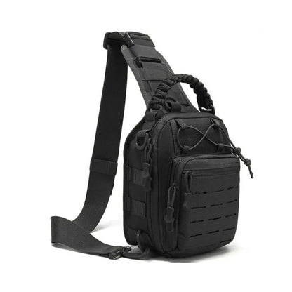 Laser Cut CCW Tactical Sling Bag with Paracord Handle- 1000D