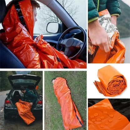 Life Bivy Emergency Survival Sleeping Bag | Mylar Thermal Survival Shelter | Lightweight Emergency Bivy
