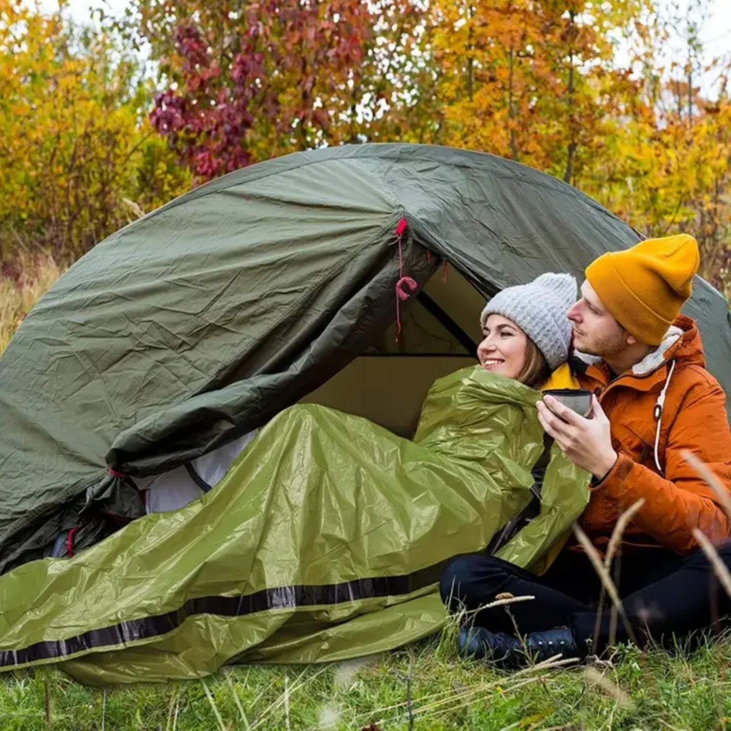 Life Bivy Emergency Survival Sleeping Bag | Mylar Thermal Survival Shelter | Lightweight Emergency Bivy