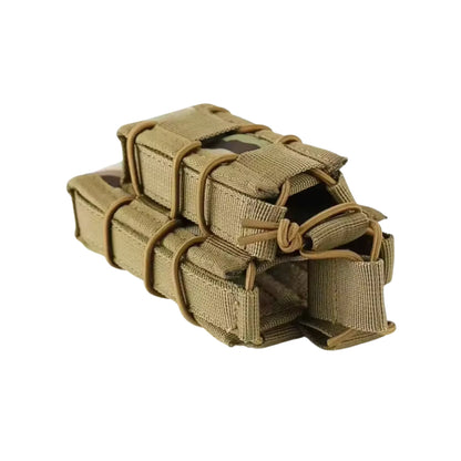 Universal Piggyback Elastic Mag Pouch – MOLLE Rifle & Pistol Magazine Pouch
