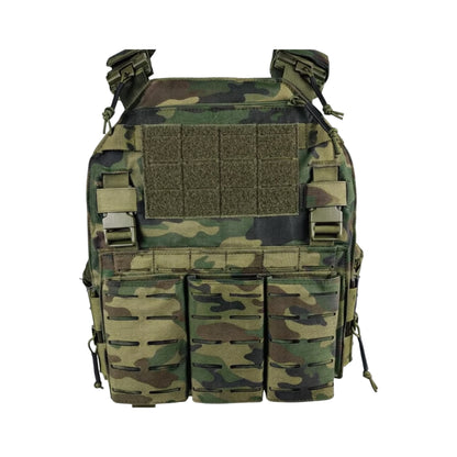 LaserLine Tactical Vest Plate Carrier – Laser Cut Multi-Pouch Quick Release System