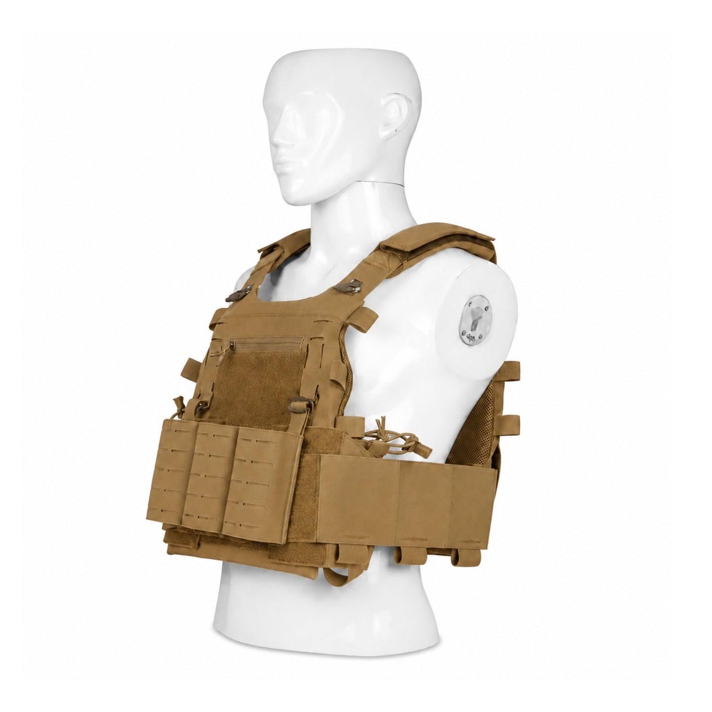 RapidFlex Tactical Vest with Pouches – Quick Release Lightweight Vest with Elastic Sides