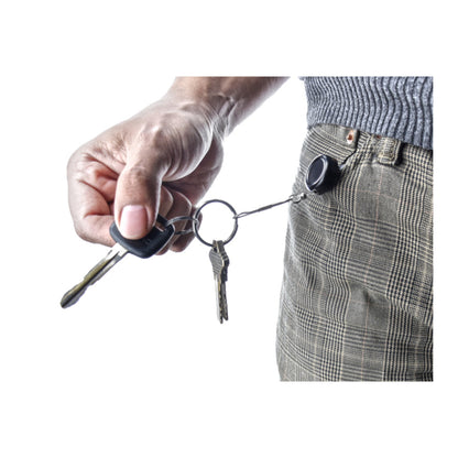 1" Retractable Pull Reel – Durable Clip-On Badge & Key Holder