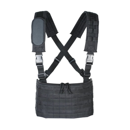 Voodoo Tactical Edison Chest Rig – Adjustable MOLLE Tactical Chest Rig with Storage Compartment