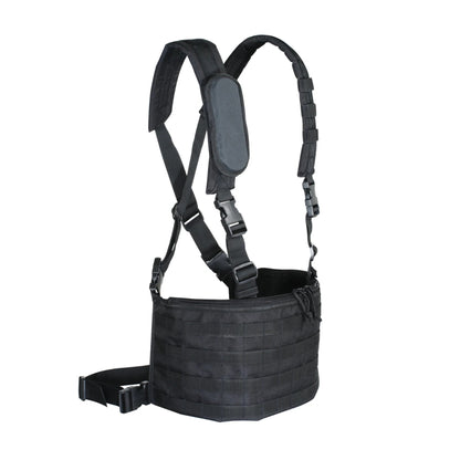 Voodoo Tactical Edison Chest Rig – Adjustable MOLLE Tactical Chest Rig with Storage Compartment